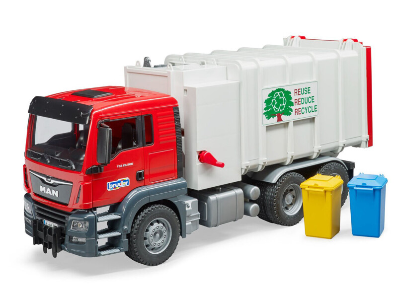 Bruder MAN TGS Popelářské auto 1:16